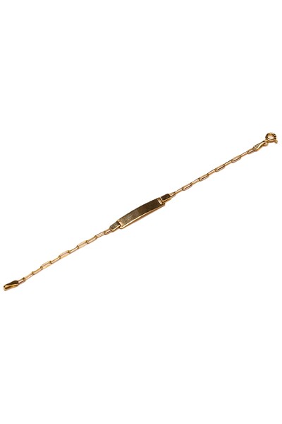 Hakan Güler Kuyumculuk 14 Ayar Altın Ataç Model Bebek Künyesi