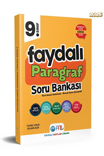 Kurul Yayıncılık 2026 9.sınıf Faydalı Paragraf Soru Bankası