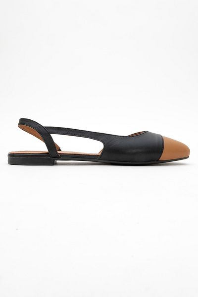 Ataköy Ayakkabı WOMEN'S LEATHER OPEN BACK SHOES