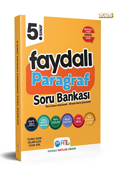Kurul Yayıncılık 2026 5.sınıf Faydalı Paragraf Soru Bankası