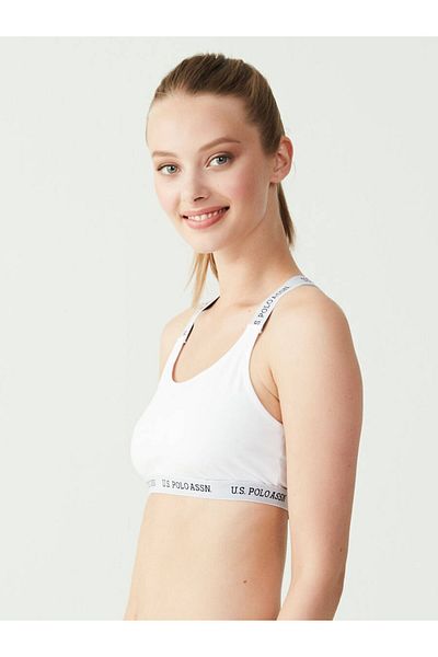 U.S. Polo Assn. ΒΑΣΗ. Polo Assn. 66117 Γυναικείο Μπουστάκι με Σταυρό Μέντα