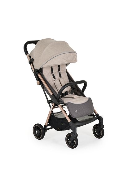 Moni 2 in 1 Stroller Moni Berlin Premium Beige, Easy Folding, Lightweight Aluminum Frame, Front and Rear Shock Absorbers