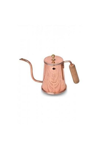 Tanemce Coffee Pot Flat Red Copper Coffee Pot Coffee