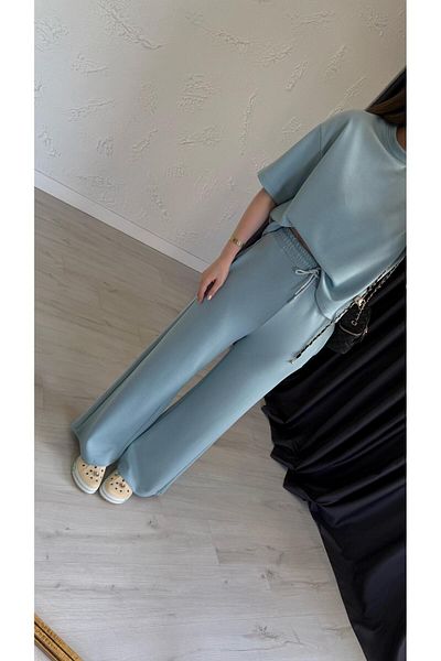 elif teke New Season Osyo Modal Suit Blue