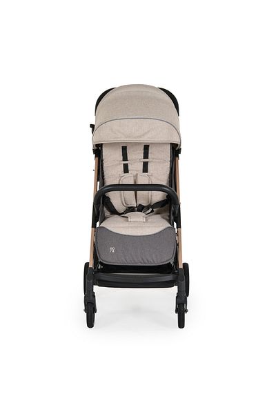 Moni 2 in 1 Stroller Moni Berlin Premium Beige, Easy Folding, Lightweight Aluminum Frame, Front and Rear Shock Absorbers