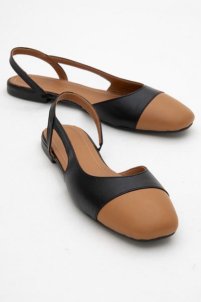 Ataköy Ayakkabı WOMEN'S LEATHER OPEN BACK SHOES