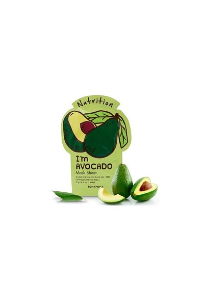 TONYMOLY Tony Moly 2-Piece Avocado Nourishing Face Mask Sheet 21g