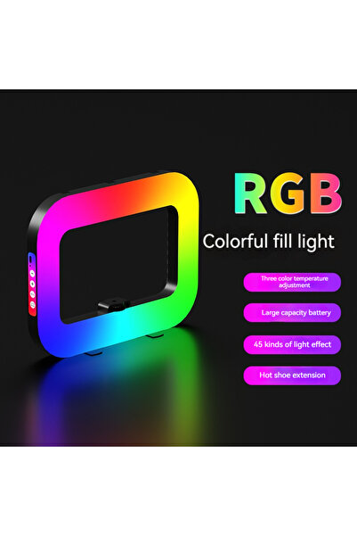 Choice حلقة إضاءة LED محمولة جديدة RGB قابلة لإعادة الشحن للهواتف المحمولة وا...