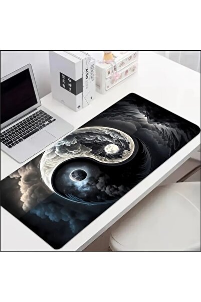 sgeteknoloji 70X30 CM EKİNOKS TEMALI KAYDIRMAZ TABAN SPEED YÜZEY OYUNCU MOUSE PAD GAMİNG