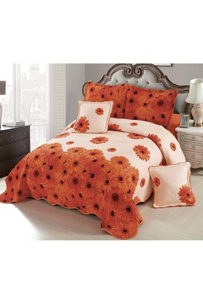 OEM Bedspread Set, 5 Pieces, 100% Cotton, Double Bed, 230×250 Cm