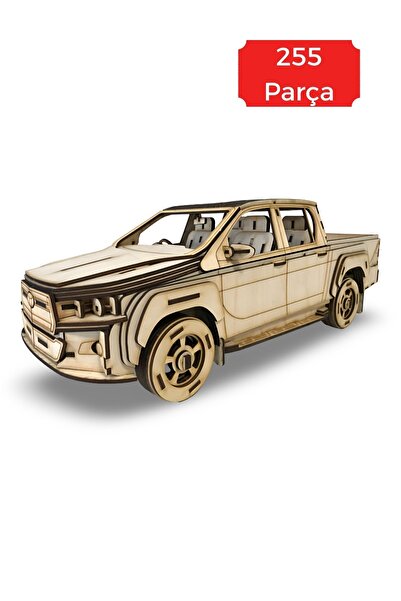 ALGWOOD 3D Ahşap 255 Parça Pickup Maketi - 3D Puzzle Set - Gerçekçi 3D Model ...