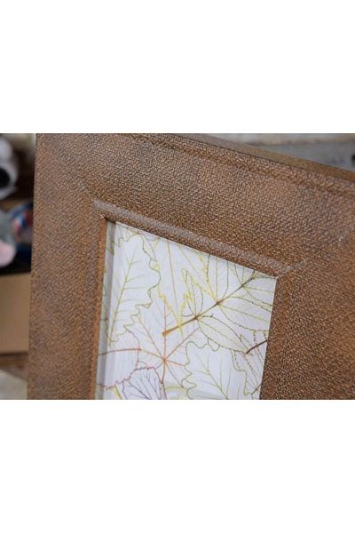 Decorer Photo Frame Brown Polyresin 17 x 22 cm