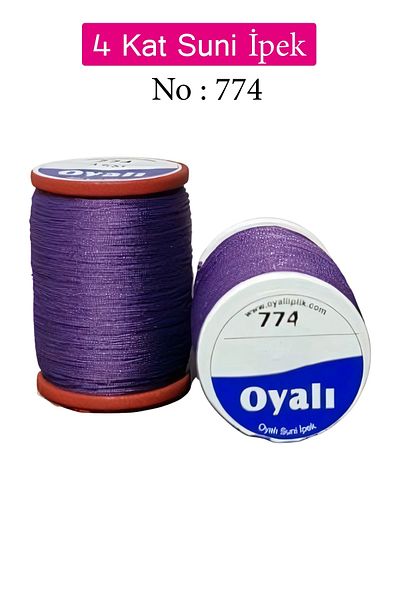 Royaleks Embroidered 4 Layers Rayon Yarn Needlepoint Needlepoint Beading Floss Crochet No:774