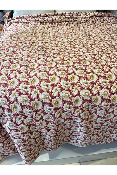 ŞENER HOME Daisy Pattern Printed 200X240 Cm. Double (Battal) Single Pike
