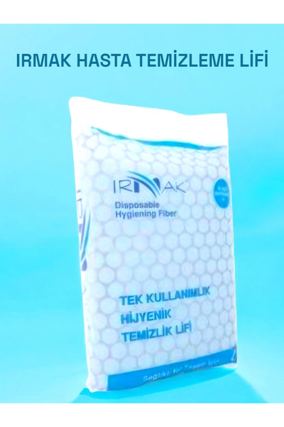 Irmak Hasta Temizleme Lifi 50 Paket / Hasta Temizlik / Hasta Banyo/ Hasta Bakım / Ekonomik Paket