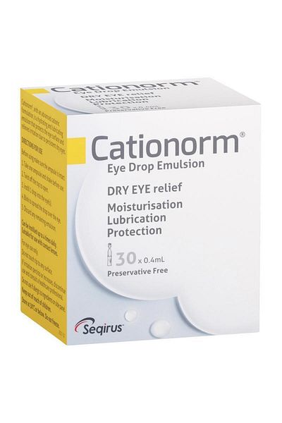 Not Applicable Cationorm Single-Use Eye Drops (0.4ml x 30 Vials)