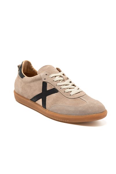 John May Men's Sneaker (Daily) Rc-25Y-088-M-Vade John May Beige Suede-Black Skin