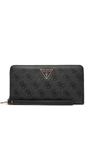 Guess Laurel Slg Cheque Organizer Women's Anthracite Wallet Swsg8500163-Clo