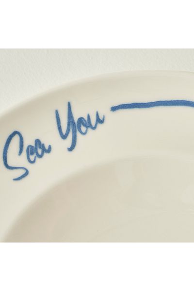 Bella Maison Marine Porcelain Pasta Plate Blue (27 cm)