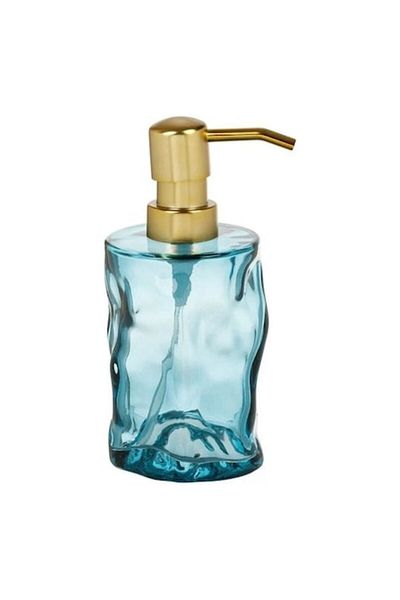 BREZIUM Dispenser sapun lichid, transparent din sticla, BREZIUM