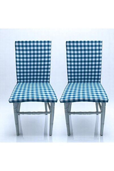 GÜLLÜCE HOME 2'li pötikare*fermuarlı*sünger dolgulu*arkalıklı*sandalye minderi