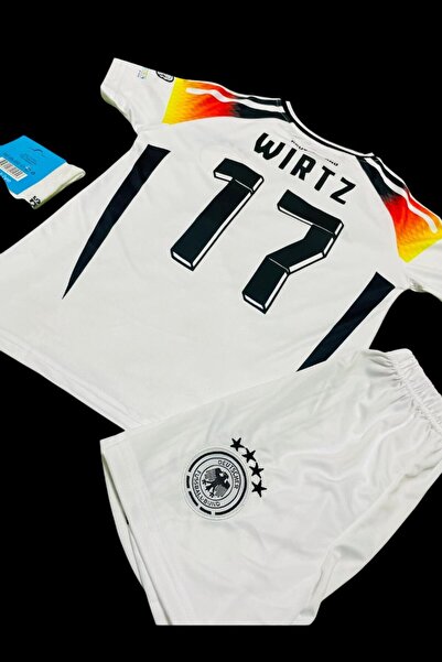 Alaturka Mix EURO 23/24 ALMANYA ÇOCUK BEYAZ FORMA WİRTZ (4 LÜ SET)