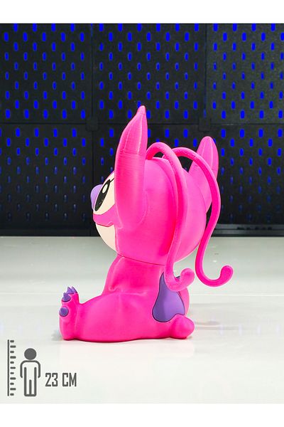 Suelo Butik Giant Size! 26cm Angel Figure Stitch and Lilo Movie Characters Figure Toys (1 Pc)