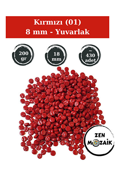 Zen Mozaik Mozaic rotund din sticlă perlat pentru lucrările tale de mozaic ar...