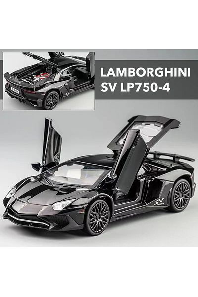 Choice Black-nobox 1:32 Lamborghinis Sv Lp750-4 Alloy Sports Car Model Diecast & Toy Metal Vehicle Simulati