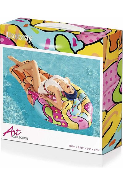 BESTWAY Bw Art Collection Bed Ice Cream 188X95 cm Bw43185