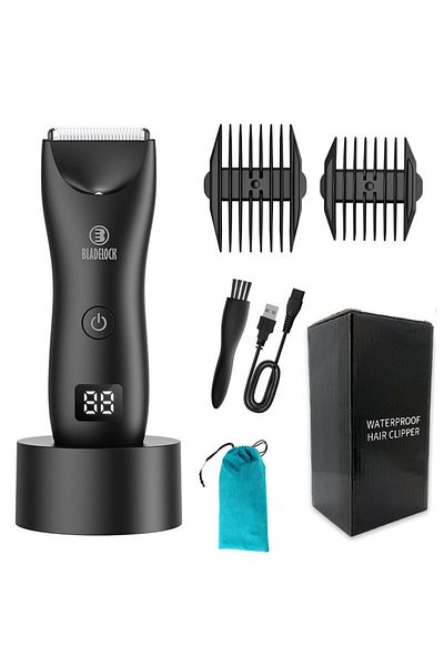 Choice Black Intimate Pubic Hair Removal For Men Electric Groin Trimmer Male Shaver For Sensitive Areas Wat