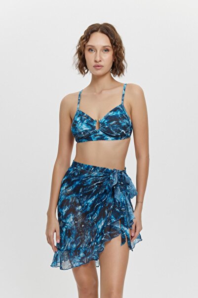 Louren P15011 Fluffy Short Skirt