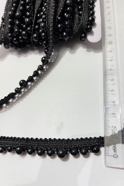 Limelia Pearl Beaded Decorative Fringe Ribbon Edge