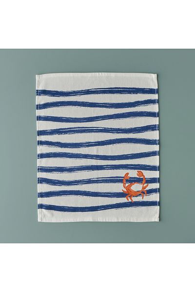 Bella Maison Marine Cotton 2 τεμαχίων στεγνωτήριο πανί μπλε (40x50 cm)