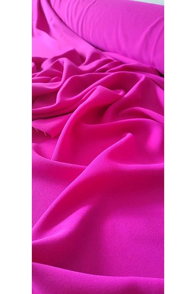 River Fabrics Crepe Fabric Fuchsia