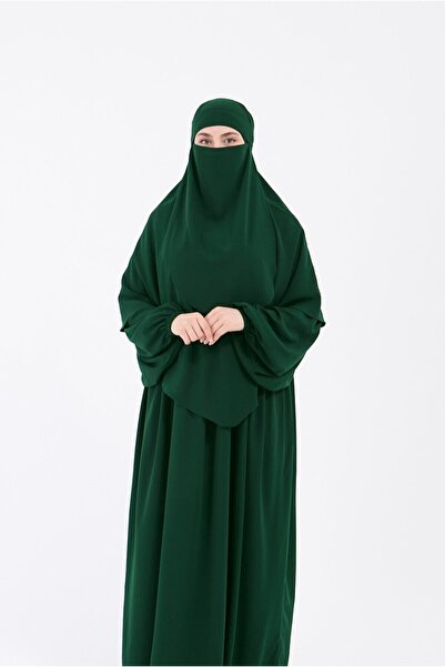 tesetturevi İpek Kumaş Üçlü Takım Elbise Seyyar Peçe Takım