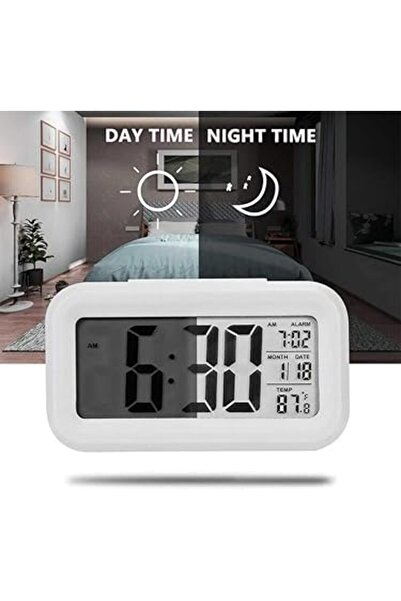 DLC LED Digital Electronic Alarm Clock With Calendar And Thermometer