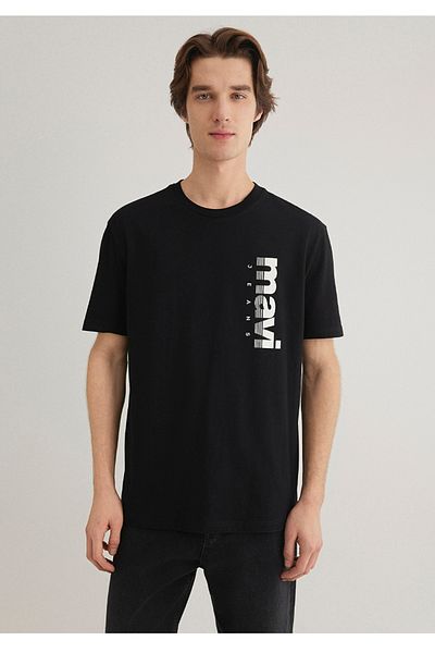 Mavi Jeans Printed Loose Fit (Comfortable Fit) T-Shirt