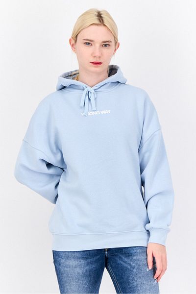 Don't Call Me Jennyfer Disney x DCMJ Women Alice In Wonderland Long Sleeve Hoodie, Light Blue