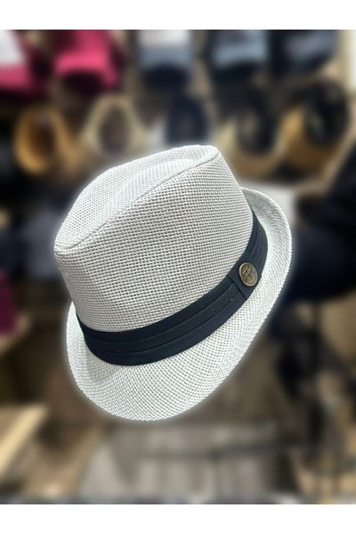 LAGRANZE Women's Summer Straw Premium Jackson Fedora Hat