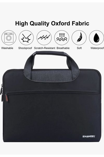 Obay Waterproof Shockproof Oxford Sleeve Bag for 15 Inch Laptops/Tablets-Black Compatible