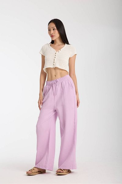 kaphone 10 Women's Muslin Palazzo Pants