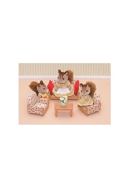 LiderGlobal 4464 Sylvanian Families, 3 Piece Sofa Set, Age +3, figures are sold separately
