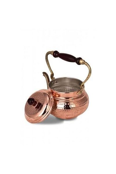 Tanemce Italian Teapot Hand Forged Red Copper Teapot