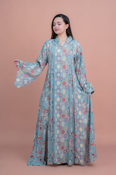 IKKXA Elegant Long Sleeve Formal Jalabiya