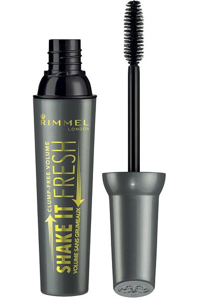 Rimmel ماسكارا شيك إت فريش، أسود شديد السواد، 0.30 أونصة سائلة