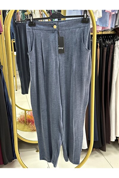 Sentez NEPTÜN İPEK CUPRA HAVUÇ PANTOLON