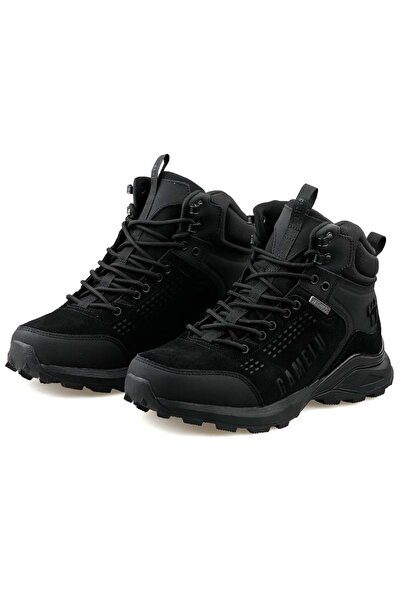 GAMELU Gass Watherproof Waterproof Rubber Sole Outdoor Men's Boots Black