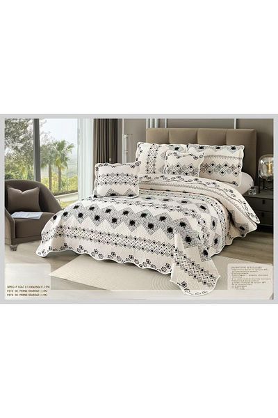 CHIRASO CHIRASO Fine Cotton Duvet Set, 5 Pieces, Duvet 230x250cm, 2 Pillowcases, with print