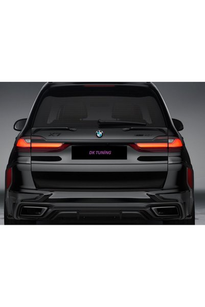 DK Tuning حقيبة iX7 الجديدة باللون الأسود والأزرق ABS مع شعار متوافق مع Bmw